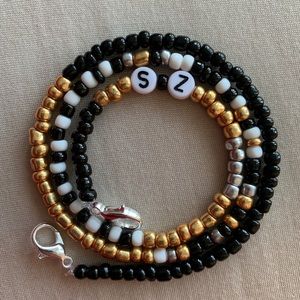 PERSONALIZED Face Mask Chain ships in 24-48 hrs
